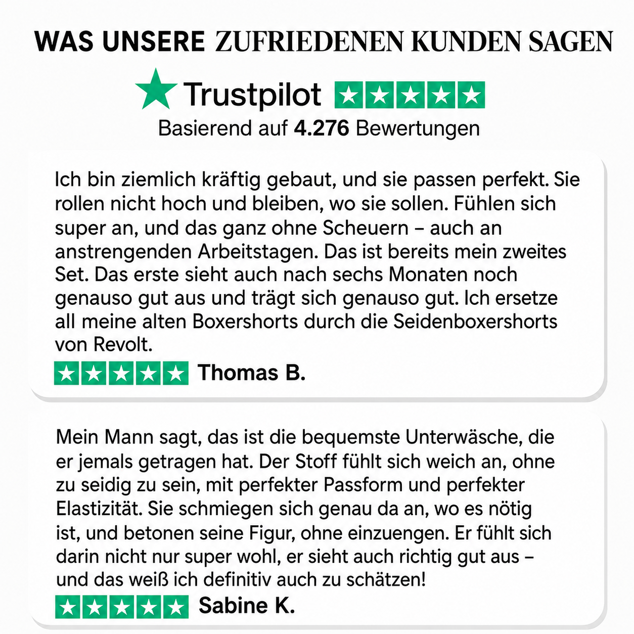 Revolt Seidenboxershorts | Premium-Komfort & nachhaltig