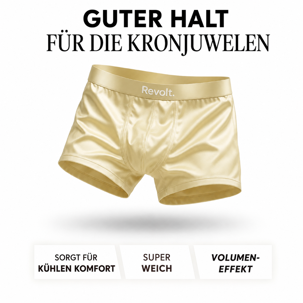 Revolt Seidenboxershorts | Premium-Komfort & nachhaltig