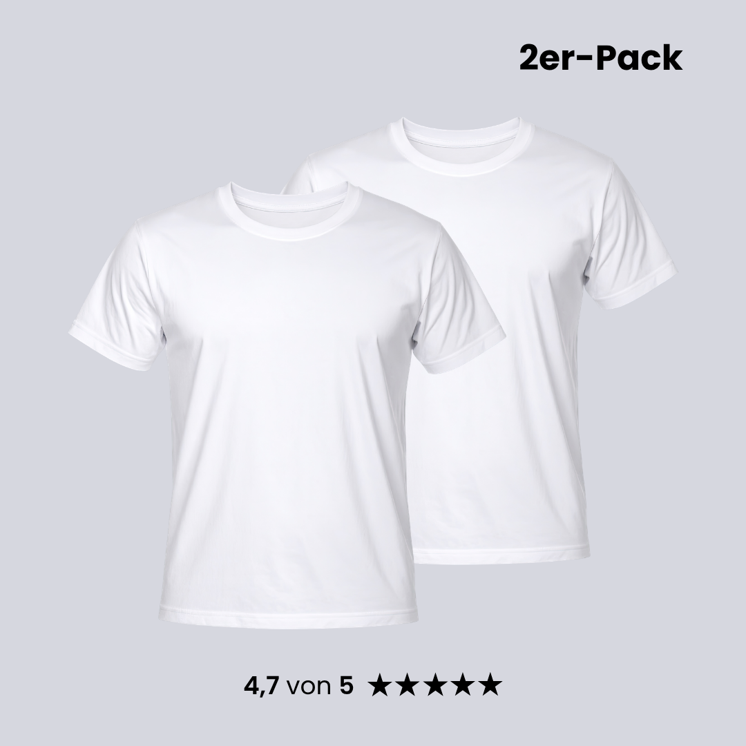 Revolt Bambus Herren T-Shirt | 2er-Pack