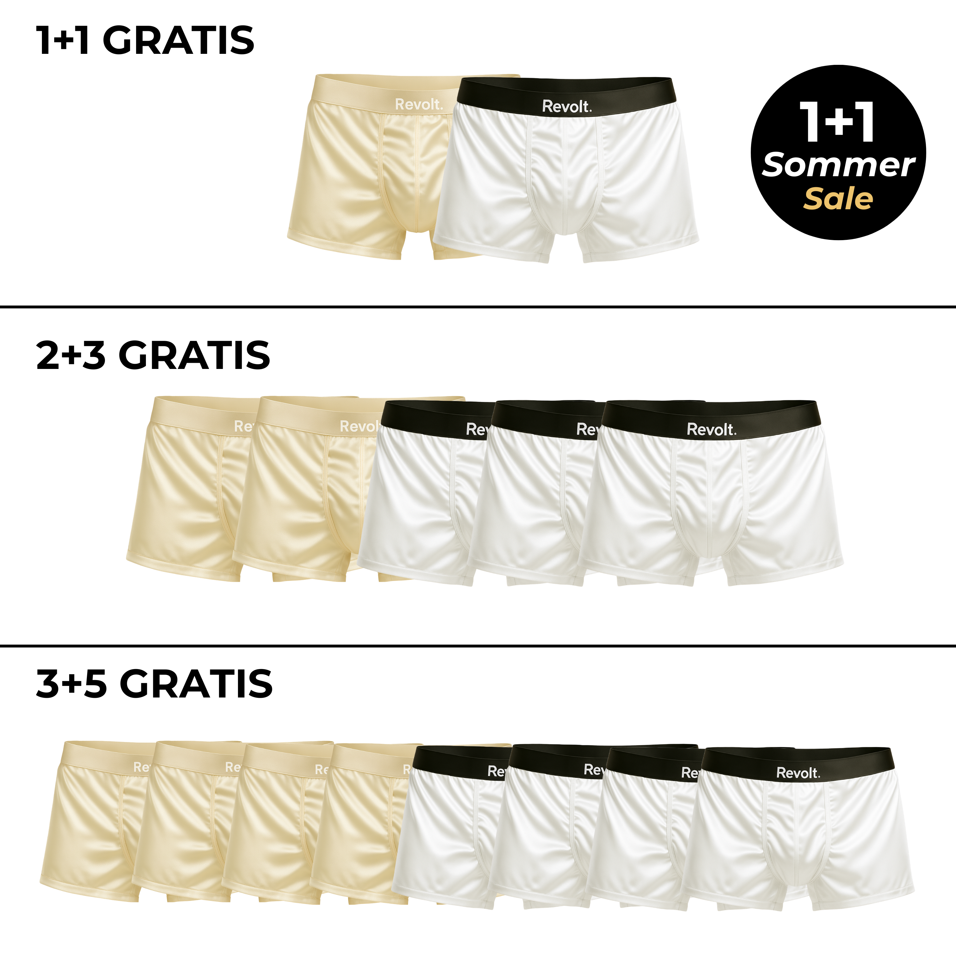 Revolt Seidenboxershorts | Premium-Komfort & nachhaltig