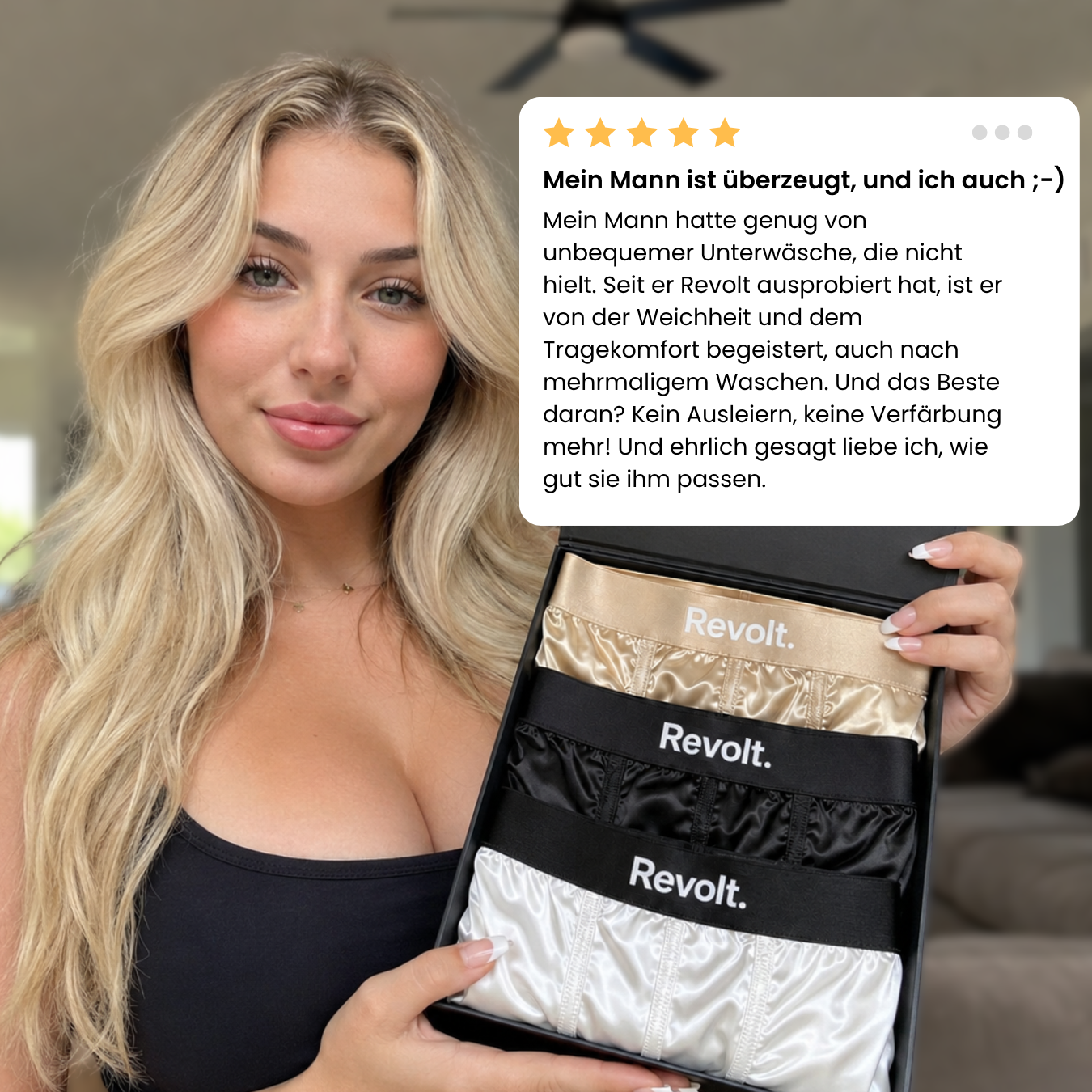 Revolt Seidenboxershorts | Premium-Komfort & nachhaltig