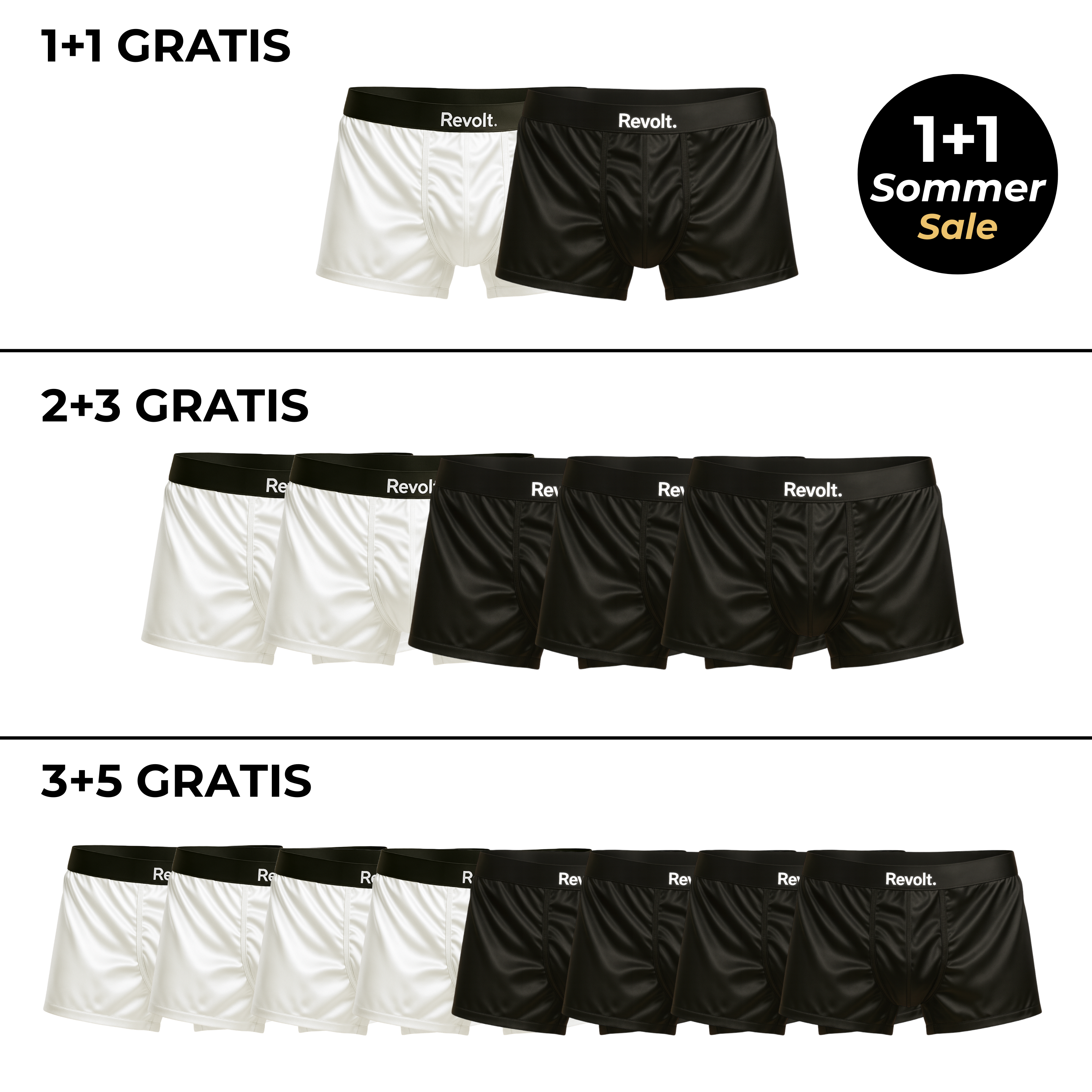 Revolt Seidenboxershorts | Premium-Komfort & nachhaltig